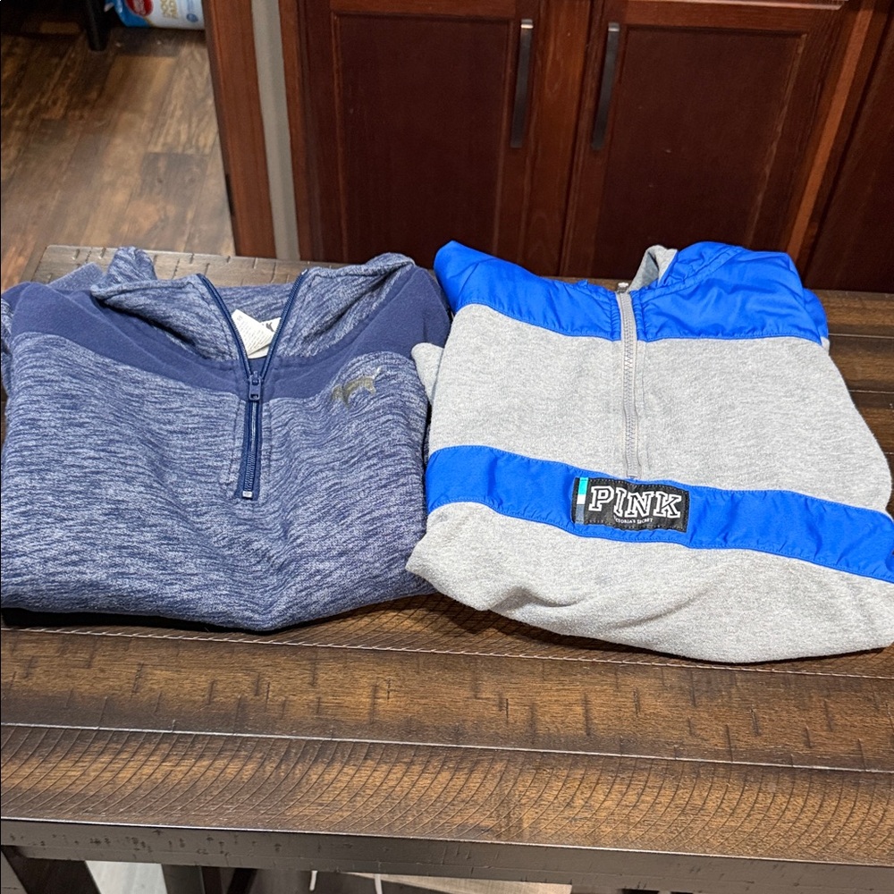 PINK Victoria's Secret pull over and hoodie set